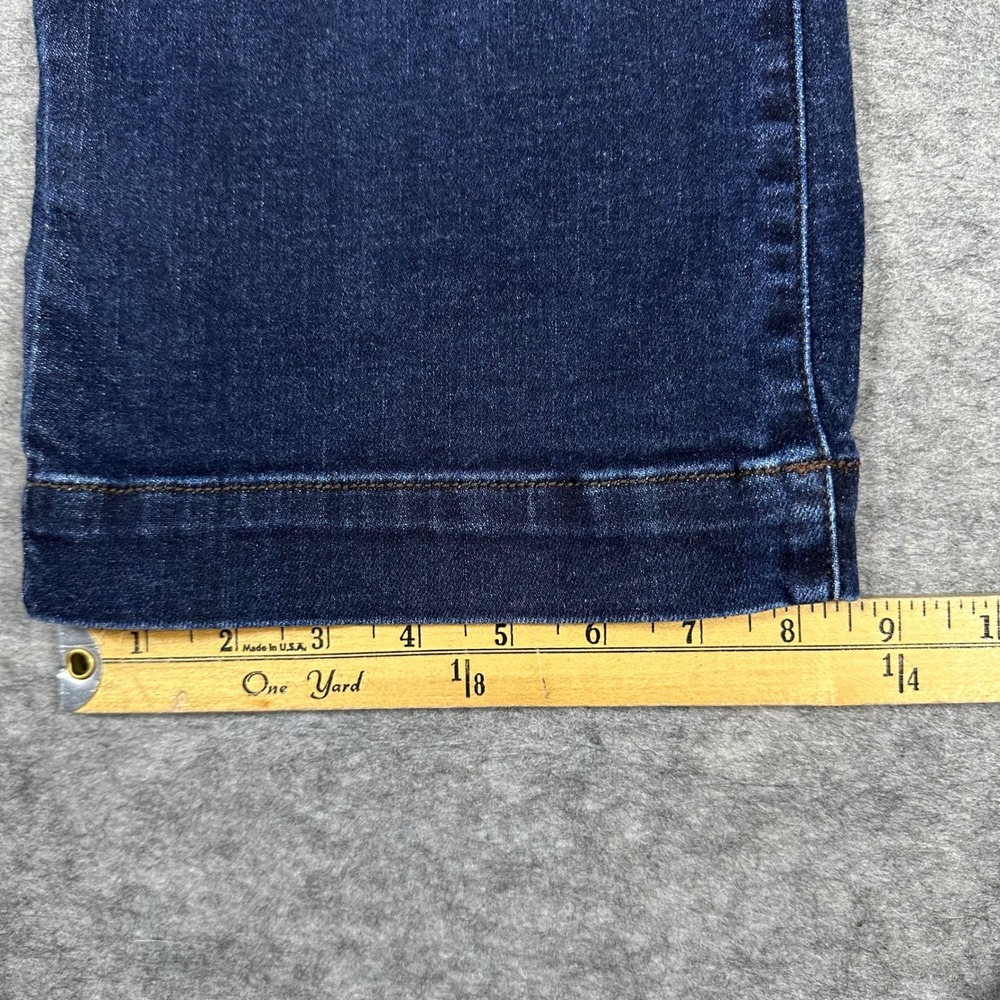 Judy Blue Womens Dark Wash Wide Leg High Rise Denim Jeans 1/25 Short - Picture 9 of 9